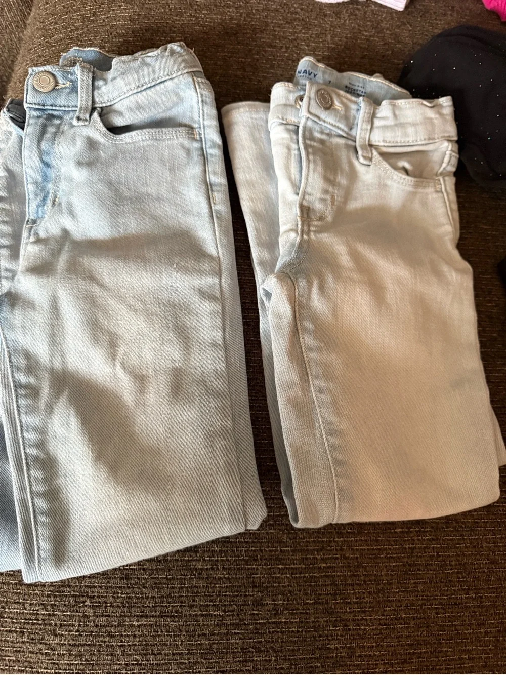 Old Navy Light Wash Kids Jeans - Pair